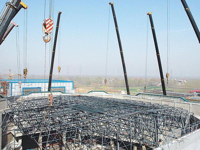 丹阳网架高空滑移法